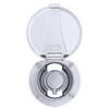 Aidack- Recessed Control Valve (Hot/Cold Mixer), Chrome Cup & Lid, Chrome Aidack Handle - 136-1711-CP-W view 2