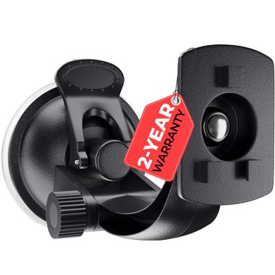 Crossery Strong Suction Cup Mount for Rand McNally GPS TND 740, 750, TND Tablet 85 and OverDryve 7 & 8 Pro Devices - Windshield and Dashboard Rand McNally Secure GPS Mounting Solution for Trucks