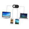 jojofuny 27pcs Webcam Cover Slide for Laptop Desktop Tablet Smartphone Easy to Install Plastic Protects Against Viewing Black view 2