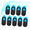 jojofuny 27pcs Webcam Cover Slide for Laptop Desktop Tablet Smartphone Easy to Install Plastic Protects Against Viewing Black view 3