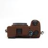 A6700 Camera Case, BMAOLLONGB Fullbody Thin Lightweight Silicone Camera Skin Body Rubber Cover Case for Sony Alpha A6700 (Coffee, Smooth) view 4