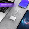 3-Port USB Type C to Card Reader Adapter SD Card Reader for MacBook Pro Laptop view 2