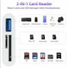 3-Port USB Type C to Card Reader Adapter SD Card Reader for MacBook Pro Laptop view 4