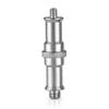 Geuxe 2 Pieces Standard 1/4 to 3/8 inch Metal Male Converter Threaded Screw Adapter Spigot Stud for Stand, Hot Shoe/Cold Shoe Adapter, Ball Head view 4