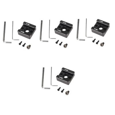 jojofuny 4sets Cold Shoe Adapter Camera DSLR Flash Bracket Mount Easy Install No Tools Required