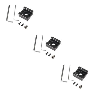 jojofuny 3sets Flash Cold Shoe Mount Adapter Hole Camera Accessory Mount for Monitor Compatible