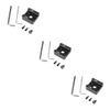 jojofuny 3sets Flash Cold Shoe Mount Adapter Hole Camera Accessory Mount for Monitor Compatible view 1