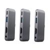 jojofuny 3pcs USB- Adapter Audio Jack USB and Pd Charging for Laptop Compact Grey Design for Seamless Connectivity view 1