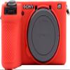 A6700 Camera Case, BMAOLLONGB Fullbody Thin Lightweight Silicone Camera Skin Body Rubber Cover Case for Sony Alpha A6700 (Red, Smooth) view 1