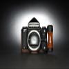 BMAOLLONGB Handmade Genuine Real Leather Half Camera Case Bag Cover for Pentax 67 / 6x7 / 67 TTL (Coffee, Fit right and left handle) view 2