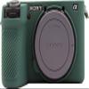 A6700 Camera Case, BMAOLLONGB Fullbody Thin Lightweight Silicone Camera Skin Body Rubber Cover Case for Sony Alpha A6700 (Green, Frosting) view 1