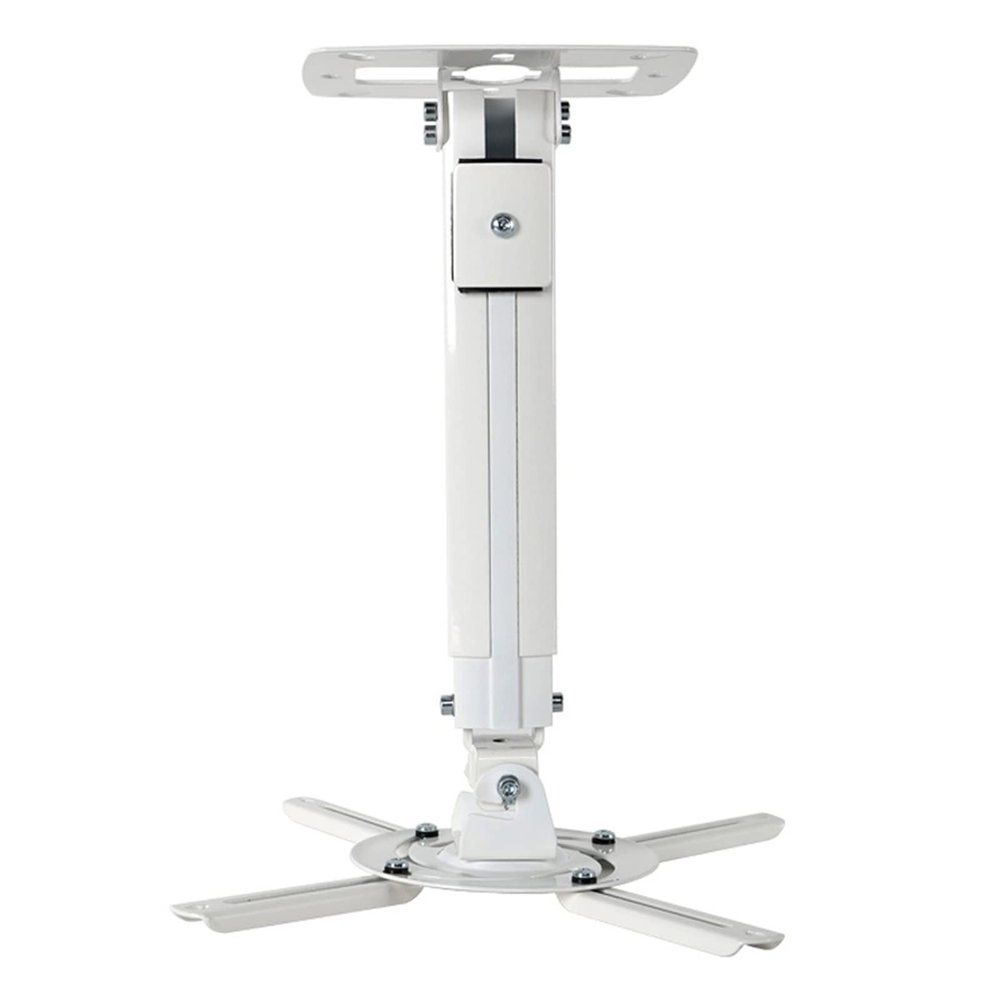 BABETT Projector Stand Projector Installation Projector Wall Bracket Adjustable Ceiling Projector Ceiling Bracket 17.6LB Load Capacity White Projector Mount