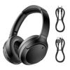 MANAYO Active Noise Cancelling Bluetooth Over Ear Headphones, Foldable and Rotatable Wireless Wired ANC Headphones with Microphone for Cell Phone,Laptop, 150 Hours Playtime, Bluetooth 5.3v view 1