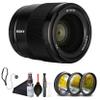 Sony FE 35mm F1.8 Wide-Angle Prime Lens (SEL35F18F)  Full-Frame E-Mount | Bright F1.8 Aperture | Lightweight Design | Filter Kit, Cap Keeper, Cleaning Kit, and More view 1