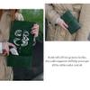 Travel Leather Cable Organizer Charger Bag Case, Desk Organizer Gift for Dad, Gift for Mom (Green) view 3