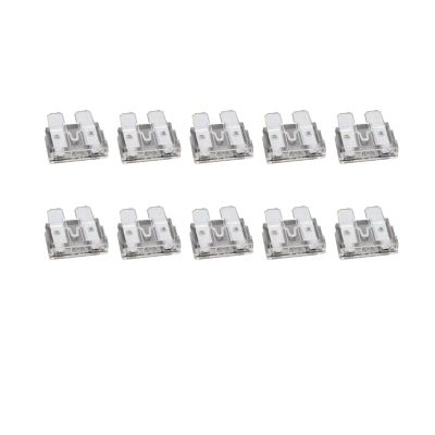 Milkweed Multi-Purpose 10PCS 25A Medium Size Auto Fuse, Automotive Fuses,The Fuse Insurance Insert The Insurance of Xenon Lamp Piece Lights Fuse