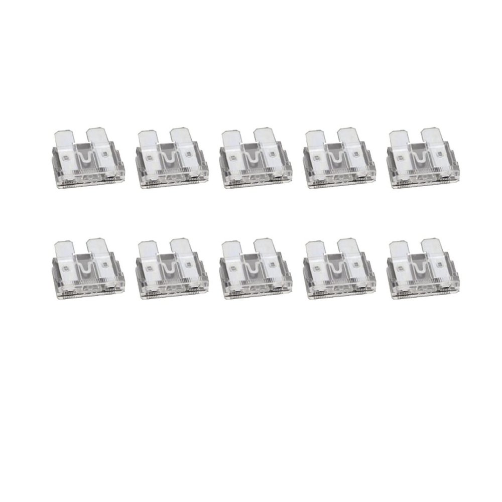 Milkweed Multi-Purpose 10PCS 25A Medium Size Auto Fuse, Automotive Fuses,The Fuse Insurance Insert The Insurance of Xenon Lamp Piece Lights Fuse