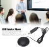 flexman E104 USB Conference Microphone Compatible for OS X Windows, 360 USB Plug and Play Omnidirectional Speakerphone for Online Meetings Classrooms Games Chats view 2