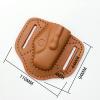 Echeson 1PC Knife Sheath, Leather Knife Cover for Belt Fits for Spyderco Para3 C223 (Size : Black) view 2