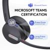 Yealink BH70 Mono Teams Wireless Headset with Mic for Work, Microsoft Teams Certified Bluetooth Headphone for 35h Calling, 91g All-Day Wearing Comfort, Perfect for Open Office, USB-C/A view 3