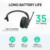 Yealink BH70 Mono Teams Wireless Headset with Mic for Work, Microsoft Teams Certified Bluetooth Headphone for 35h Calling, 91g All-Day Wearing Comfort, Perfect for Open Office, USB-C/A view 4