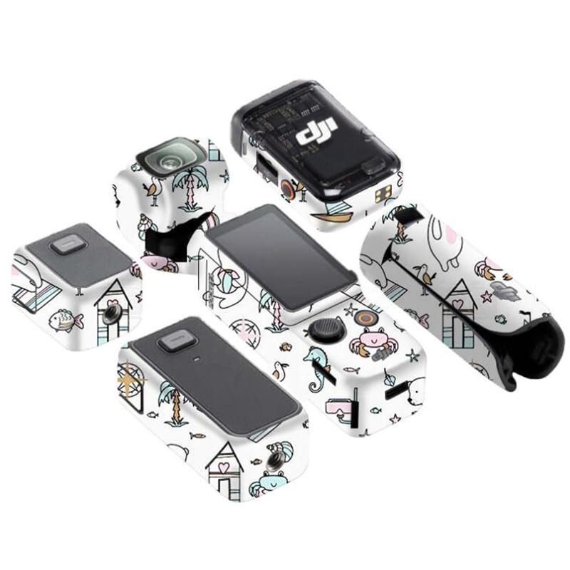Coyktonty Osmo Pocket 3 Sticker,Protective Film Set for DJI Pocket 3,Waterproof, dustproof, Scratch-Resistant (Color-7)