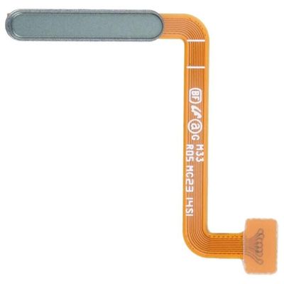 Fingerprint Finger Print Touch ID Sensor Power Button Flex Cable Repair Parts for Samsung Galaxy M33 - Green