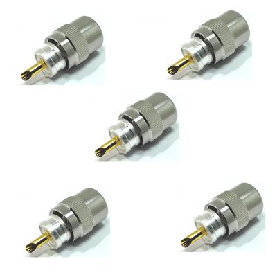 WORLDPEAK 5pcs UHF PL259 Male Plug Solder Coaxial Connector for 5D-FB LMR300 Cable for Antennas Wireless LAN Devices