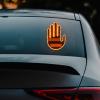 Car Finger Light Car Interior Light to Express Yourself Easy Installation Auto Truck Accessories Led Middle Finger Sign, Yellow view 2