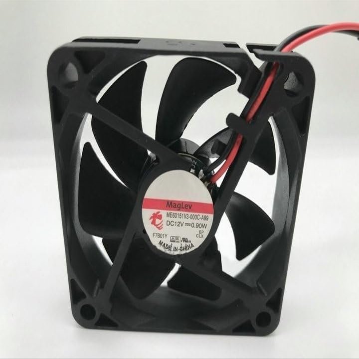 Beautyrankle 60x60x15mm 12V 0.9W Maglev Fan for SUNON 6015 ME60151V3-000C-A99, Desktop, Graphic Cards, Gaming Console