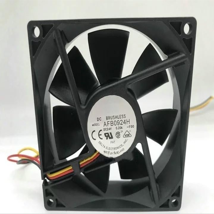Beautyrankle Fan for Delta AFB0924H - F00 DC24V 0.20A 92 * 25MM Frequency Converter Computer Fan