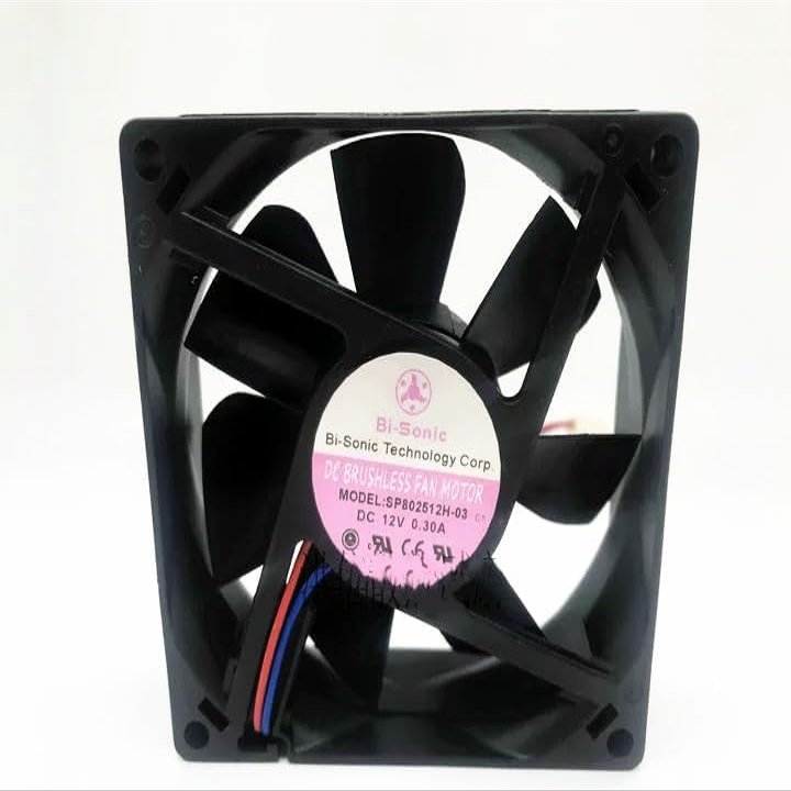 Fan for SP802512H-03 DC12V 0.30A 8025 8CM Cooling Fan