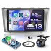 2G+64G Car Radio for Toyota Camry 2006-2011 with Wireless CarPlay/Android Auto, Podofo 9 Inch 2.5D Touch Screen Stereo Android 13 GPS WiFi Bluetooth FM/RDS Aduio Support HD Backup Camera view 1