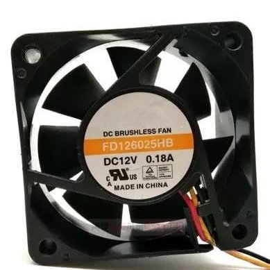 Fan for FD126025HB 6025 12V 0.18A 6CM Chassis Cooling Fan