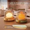 BANDIANCY Smiley Night Light for Bedtime, Rechargeable Portable Bedtime Small Read Lamp, Dimmable, Timer, Cute Light for Kids, Mothers, Toddlers, Teens view 2
