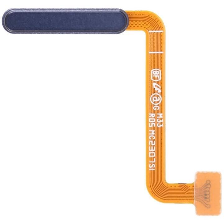Fingerprint Finger Print Touch ID Sensor Power Button Flex Cable Repair Parts for Samsung Galaxy M33 - Blue