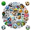 100 PCS Soccer Stickers Sports Football Stickers for Laptop Water Bottle Computer Refrigerator Luggage Phone Case Bicycle Teens (Soccer) view 1