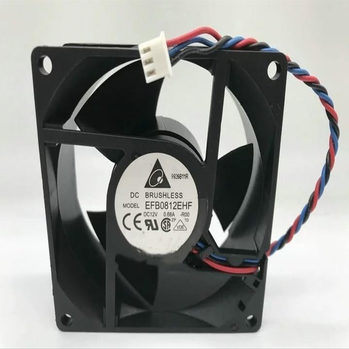 Beautyrankle Fan for Delta 8032 EFB0812EHF - ROO - Foo 12V 0.68A 80 * 32MM Fan