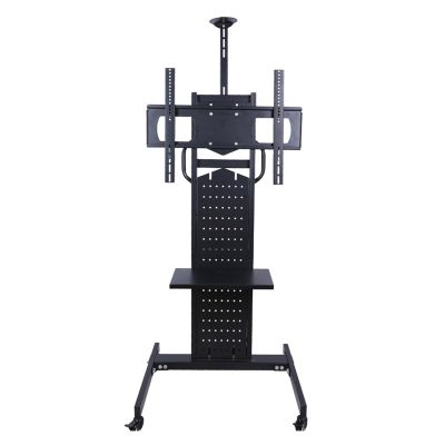 37-70 Inch LCD LED Plasma TV Floor Display Stand Carts/Trolley with DVD Holder and Camera Holder