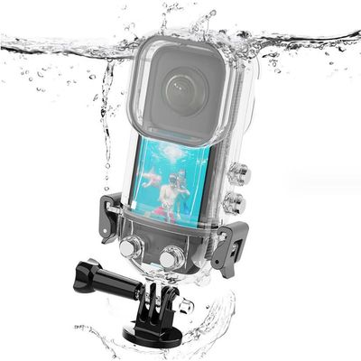 Coyktonty Dive Case Waterproof Case for Insta360 ONE X3,Supports 45M/148 FT Underwater Scuba Snorkeling Deep Diving with Bracket Accessories