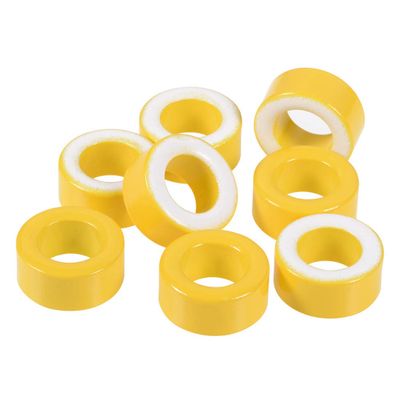 XYWHPGV 8pcs 12 x 20.5 x 9.8mm Ferrite Chokes Ring Iron Powder Toroidal Cores Yellow (921a5 a0f77 92a19 9f03a a171d d504d