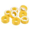 XYWHPGV 8pcs 12 x 20.5 x 9.8mm Ferrite Chokes Ring Iron Powder Toroidal Cores Yellow (921a5 a0f77 92a19 9f03a a171d d504d view 1