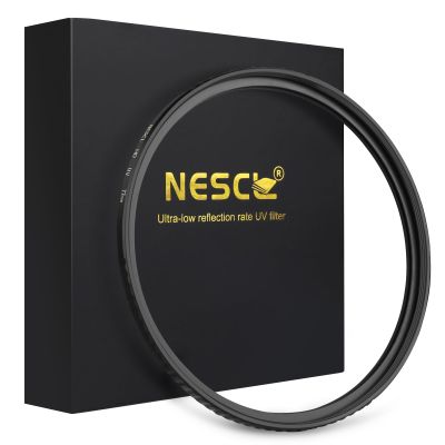 NESCL 77mm UV Protection Filter 30 Multi-Layer Coatings HD Optical Glass/Ultra-Slim Brass Frame/Low Reflection/Scratch Resistant Ultraviolet UV Filter for 77mm Camera Lens
