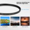 NESCL 77mm UV Protection Filter 30 Multi-Layer Coatings HD Optical Glass/Ultra-Slim Brass Frame/Low Reflection/Scratch Resistant Ultraviolet UV Filter for 77mm Camera Lens view 4