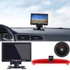 1280 x 720 Pixels Super HD Car Brake Light Reversing Camera Set with 7 Inch LCD Monitor, 170 Wide Angle Waterproof Night Vision Reversing Camera Replacement for Iveco Daily 6 Year 2015-2017 view 3