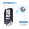 NorthAmerica Remote 433MHZ Repalcement for 2018-2021 Honda Accord LX LX-S Sport 4A Chip Smart Remote Key Fob 72147-TVA-A11 (1) view 3