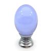 JCAKES Blue Glass Knob Drawer Pull Chrome Polished Cabinet Knobs Dresser Pulls Handle Kitchen Door Knob Hardware Diameter 1.2 (Color : Purple) view 2