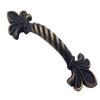 JCAKES 2.5" C-C Fleur De Lis Cabinet Pull Antique Bronze Handle Knob Dresser Knob Drawer Handle Dresser Pulls Kitchen Door Handles Hardware 64 mm Centers view 1