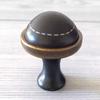 JCAKES 3.75" C-C Drawer Pull Handles Cabinet Knobs Dresser Pull Kitchen Door Handles Ceramic Coffee Brown Gold Bronze Hardware Porcelain 3 3/4" 96 mm Centers/C-C:3.75" (Size : Dia: 1.25" (33 mm)) view 2