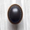 JCAKES 3.75" C-C Drawer Pull Handles Cabinet Knobs Dresser Pull Kitchen Door Handles Ceramic Coffee Brown Gold Bronze Hardware Porcelain 3 3/4" 96 mm Centers/C-C:3.75" (Size : Dia: 1.25" (33 mm)) view 3